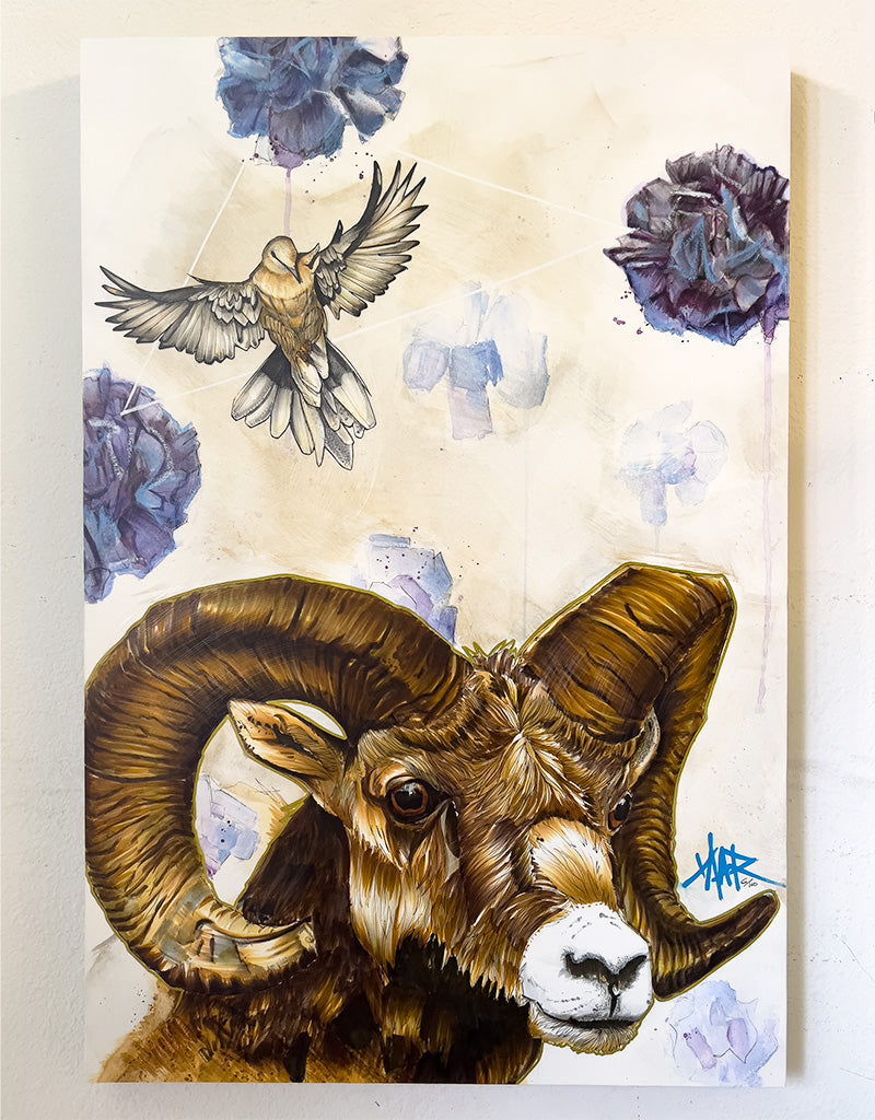 "Quest for the Golden Fleece" Print Mounted on Wood Panel